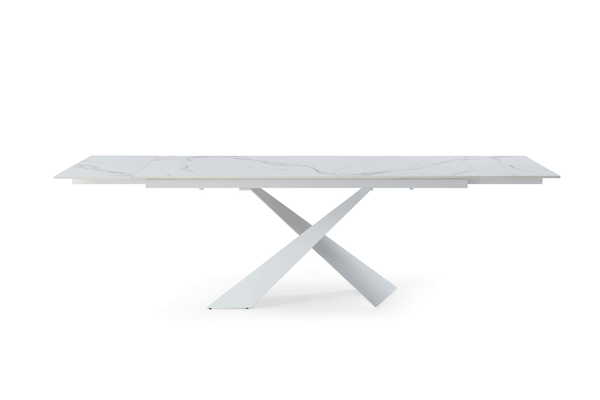 9113 71" White Dining Table - Featured Photo