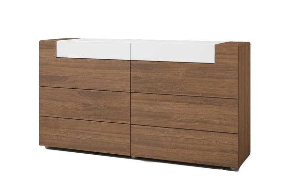 Mar - Modern Double Dresser in Two Tone Finish