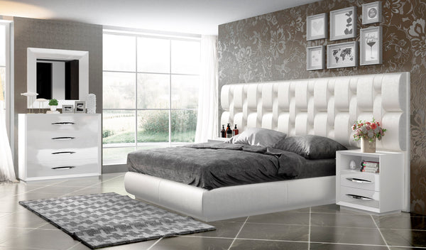 The Emporio - Upholstered White Wall Bed