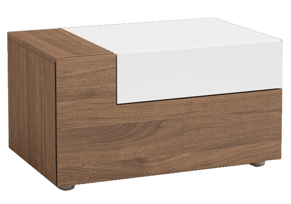 Mar - Nightstand with Natural Walnut Finish