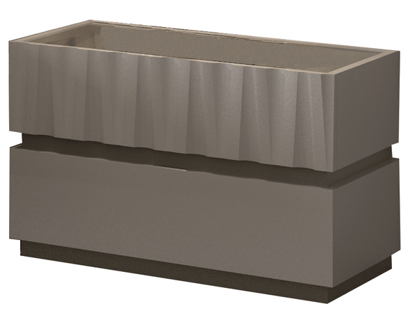 Marina 2-Drawer Nightstand in Taupe