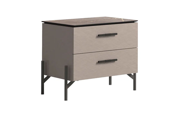 The Silvia - 2 Drawer Nightstand