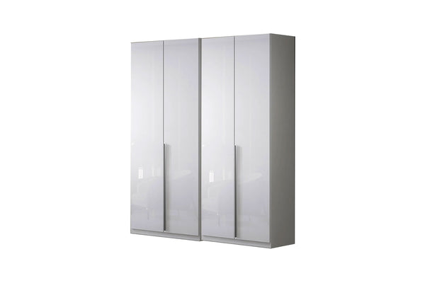 The Athena - 4 Door Gloss White Wardrobe
