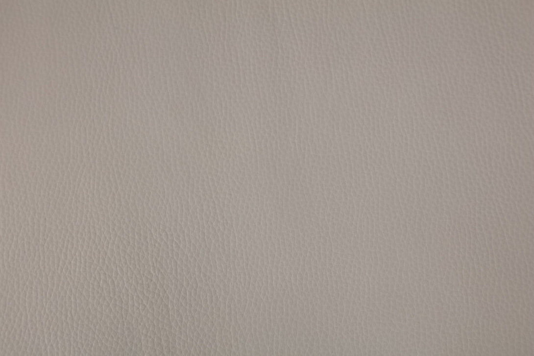 Divanitalia 636 Sofa in Light Gray Leather - Close-up View Leather
