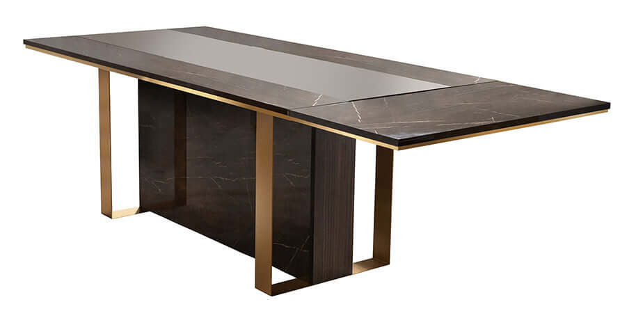 Essenza Extending Dining Table - View of the Table from the End