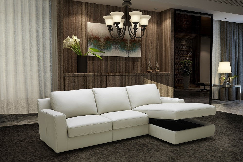 Lauren Sectional Sofa Bed in Light Grey - Featured Photo