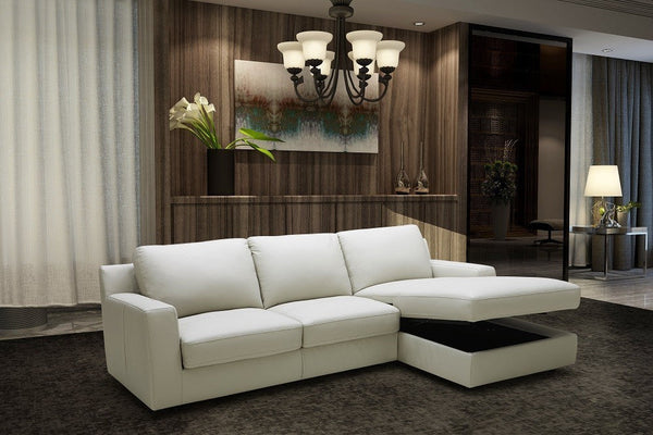 Lauren Sectional Sofa Bed in Light Grey - Featured Photo