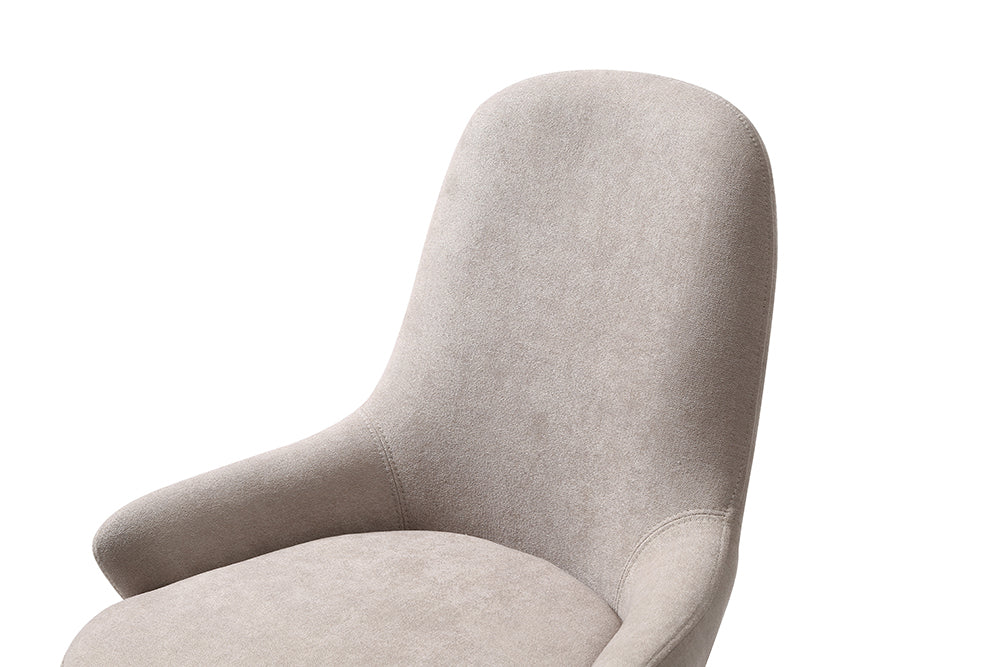 9368 Light Beige Dining Room Chair - Close-Up View of Fabric Material