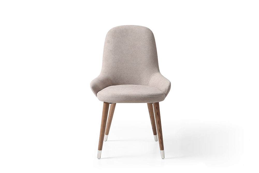 9368 Light Beige Dining Room Chair - View of Front of Chair