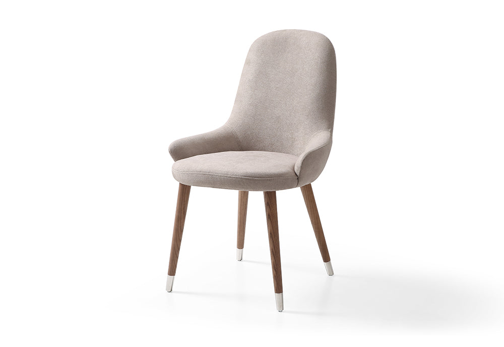 9368 Light Beige Dining Room Chair - Angled Front View of Chair