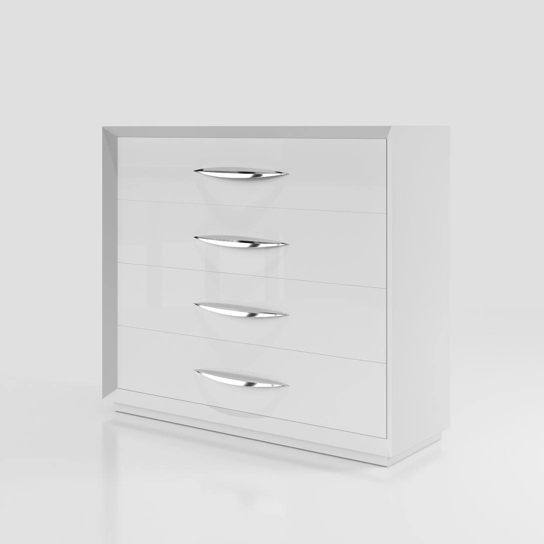 Majesty Carmen Dresser - View of Dressers with Drawers Closed on a White Transparent Background