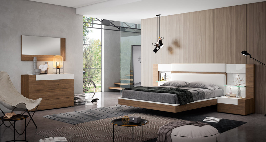 Mar Bedroom Set in Two Tone Finish - Featured Photo