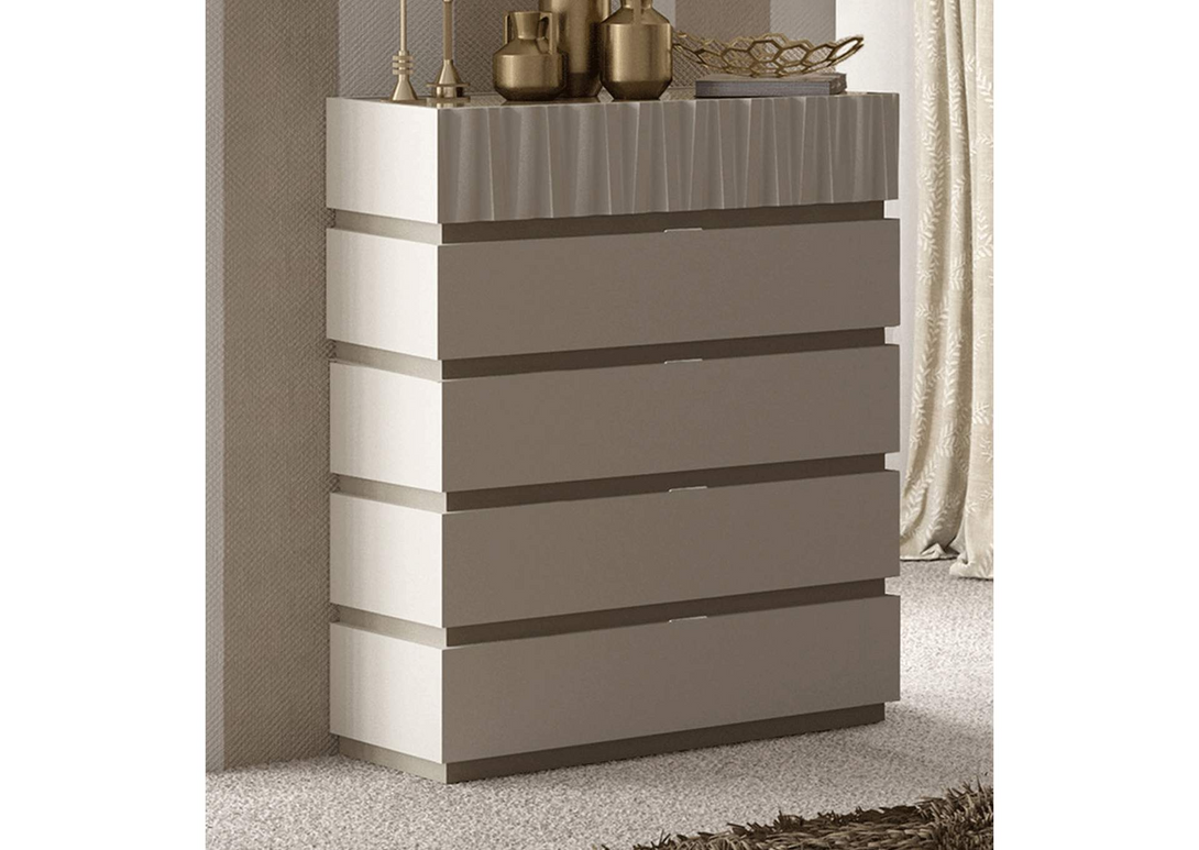 Marina 5-Drawer Chest Taupe