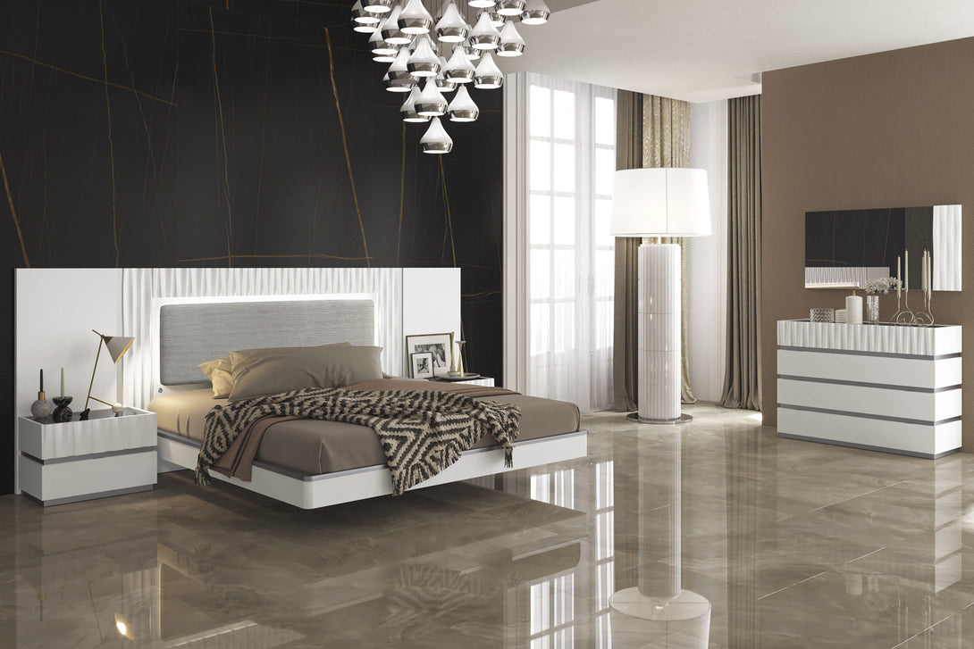 Marina Bedroom Set in White Finish - Featured Photo