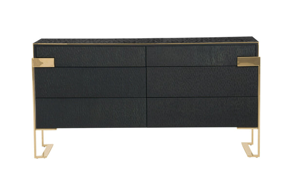 Modrest Rothsay - Modern Wenge + Gold Dresser