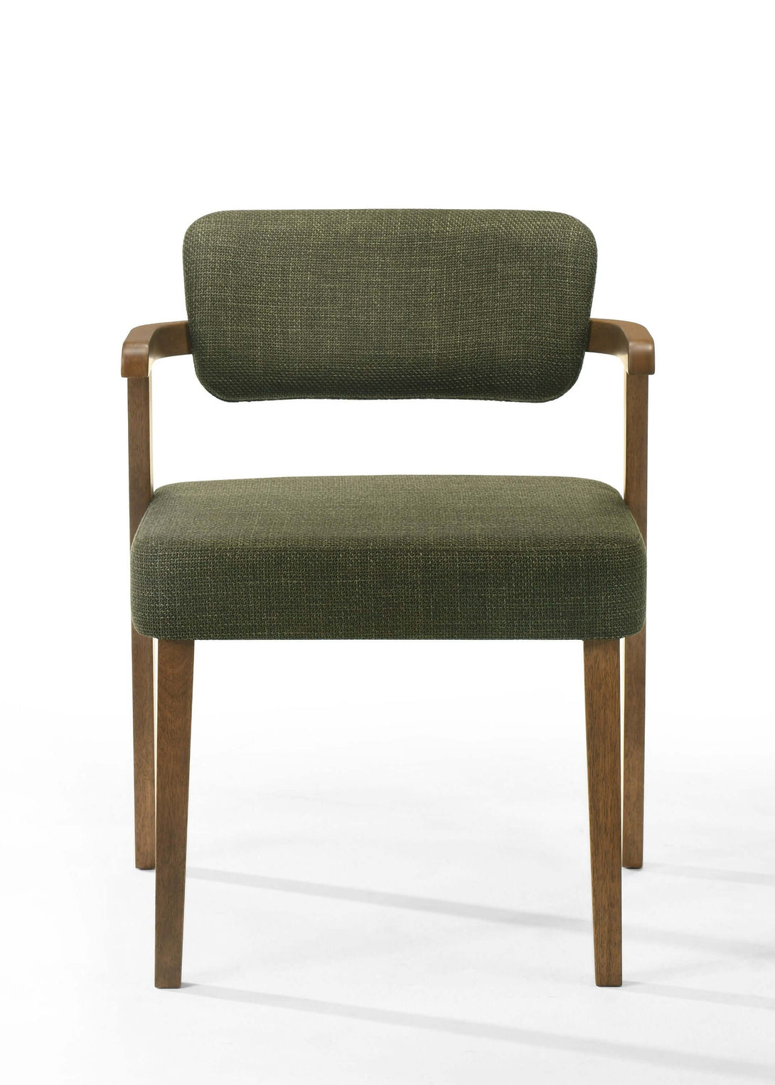 Modrest Sacks - Mid-Century Modern - Front view of the front of the dining room chair on a white transparent background