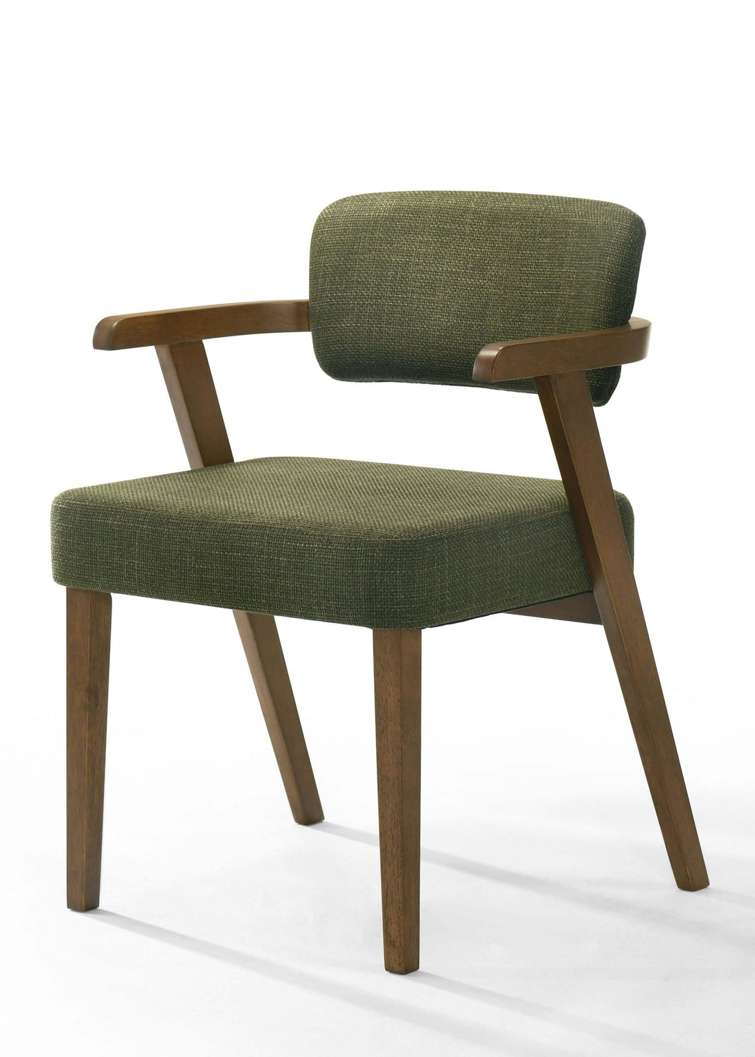 Modrest Sacks - Mid-Century Modern - Angled view of the front of the dining room chair on a white transparent background