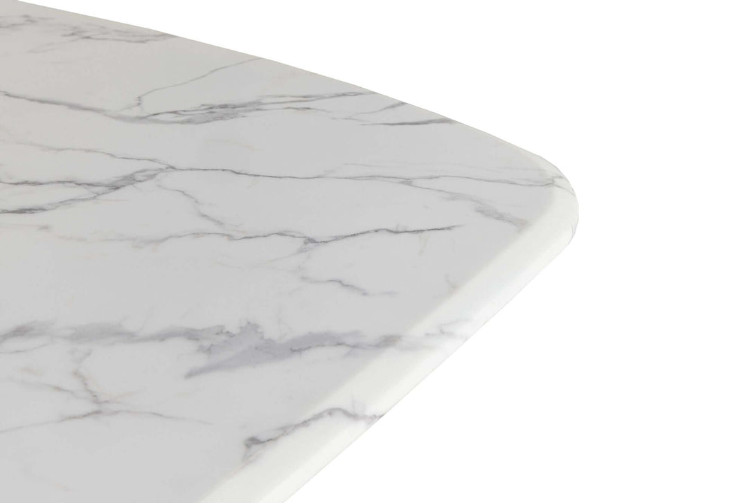 Close-up of a marble-patterned surface on a white background