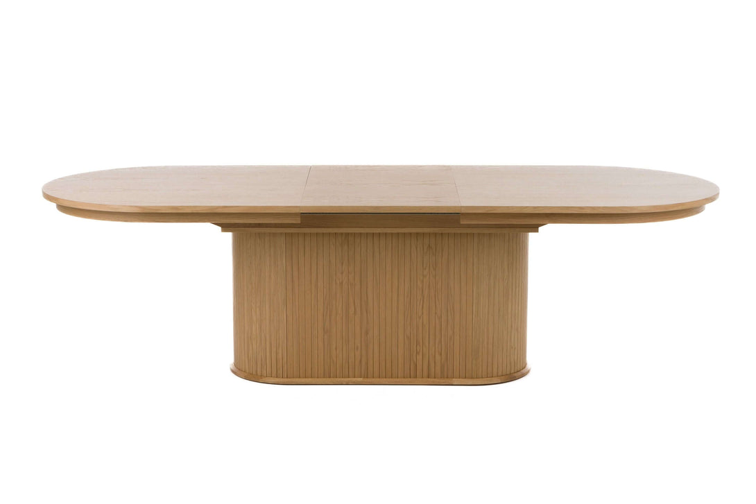 Modrest Milan Modern Natural Oak Dining Table With Extension - Featured Photo