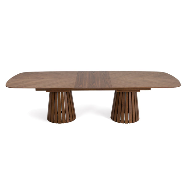 Modrest Truman - Mid-Century Modern Walnut Extendable Dining Table - Featured Photo