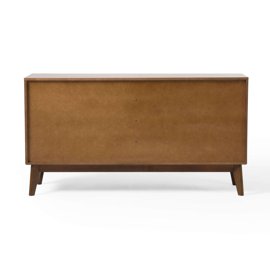 Nova Domus Kamela - Modern Walnut Dresser - View of Rear