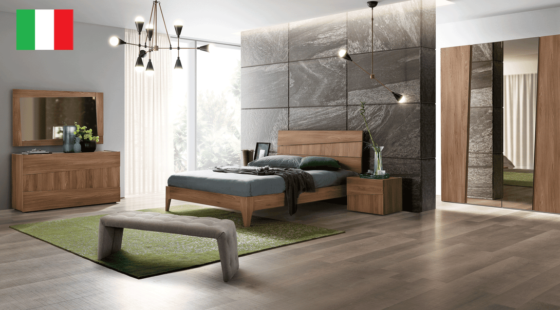 Storm Bedroom Set in Brown Mat Finish - Featured Photo