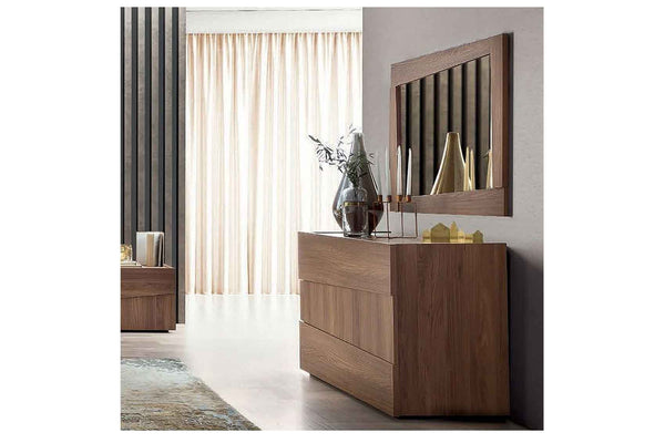 Storm - Single Dresser with Natural Elm Brown Finish