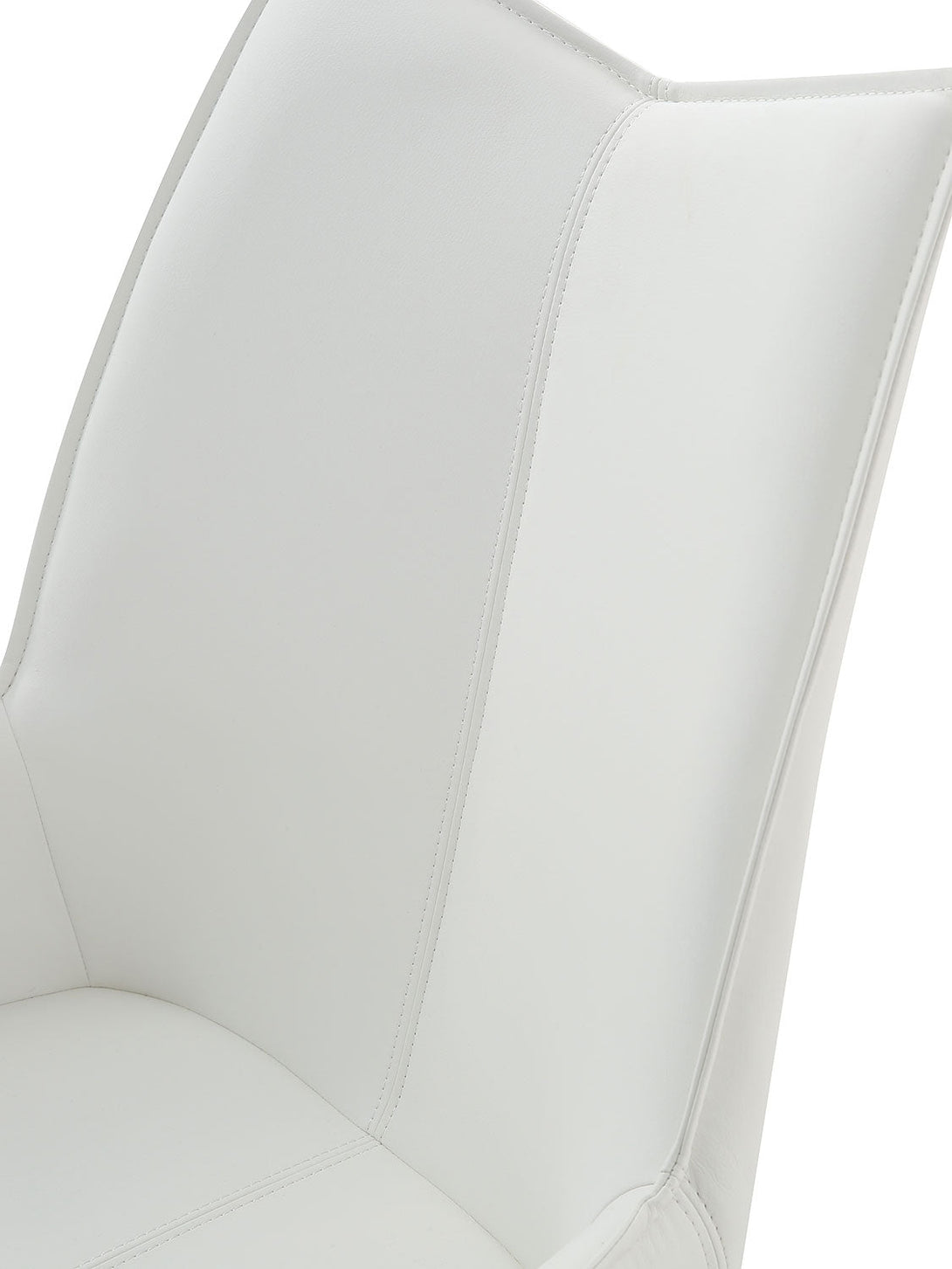 218 Swivel Dining Chair - Close-Up View of Seat Back Upholstrey