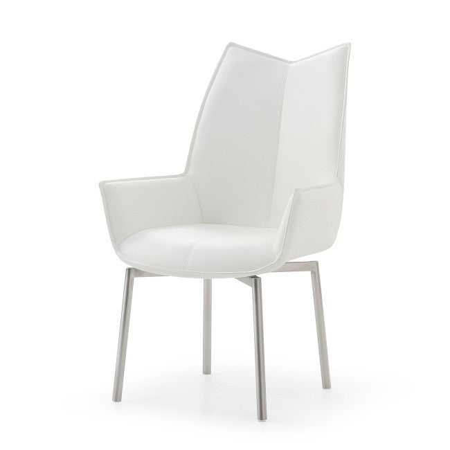 218 Swivel Dining Chair - Angled View of Front